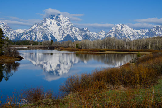 Mountains Teton Reflection Select