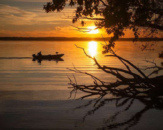 Lake Kegonsa Sunset Fishing