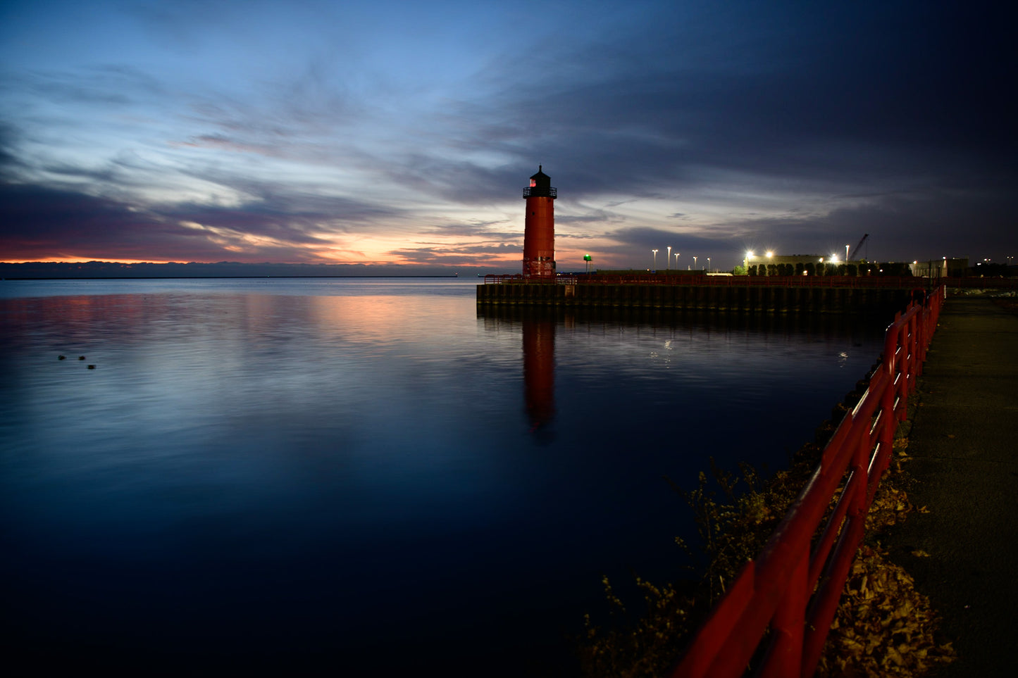 Lighthouse Milwaukee Blue Hour