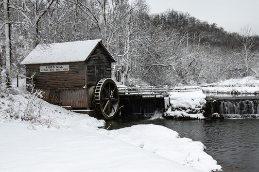 Hydes Mill in Heavy Snow