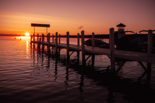 Pinkish Sunrise Pier