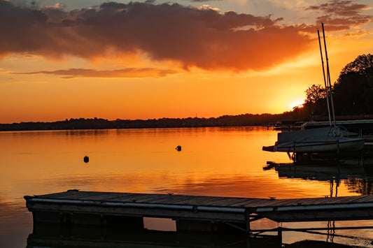 Sunrise Lake Dock