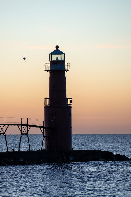 Lighthouse Algoma Portrait