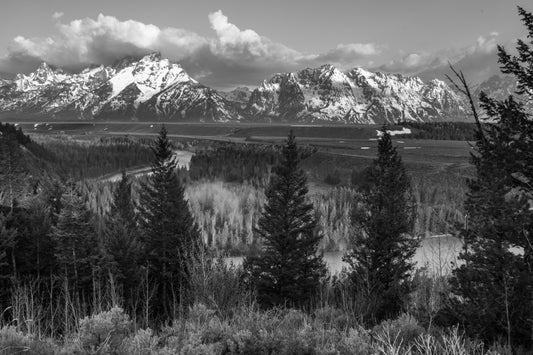 Mountains Tetons Famous Scene Years Later