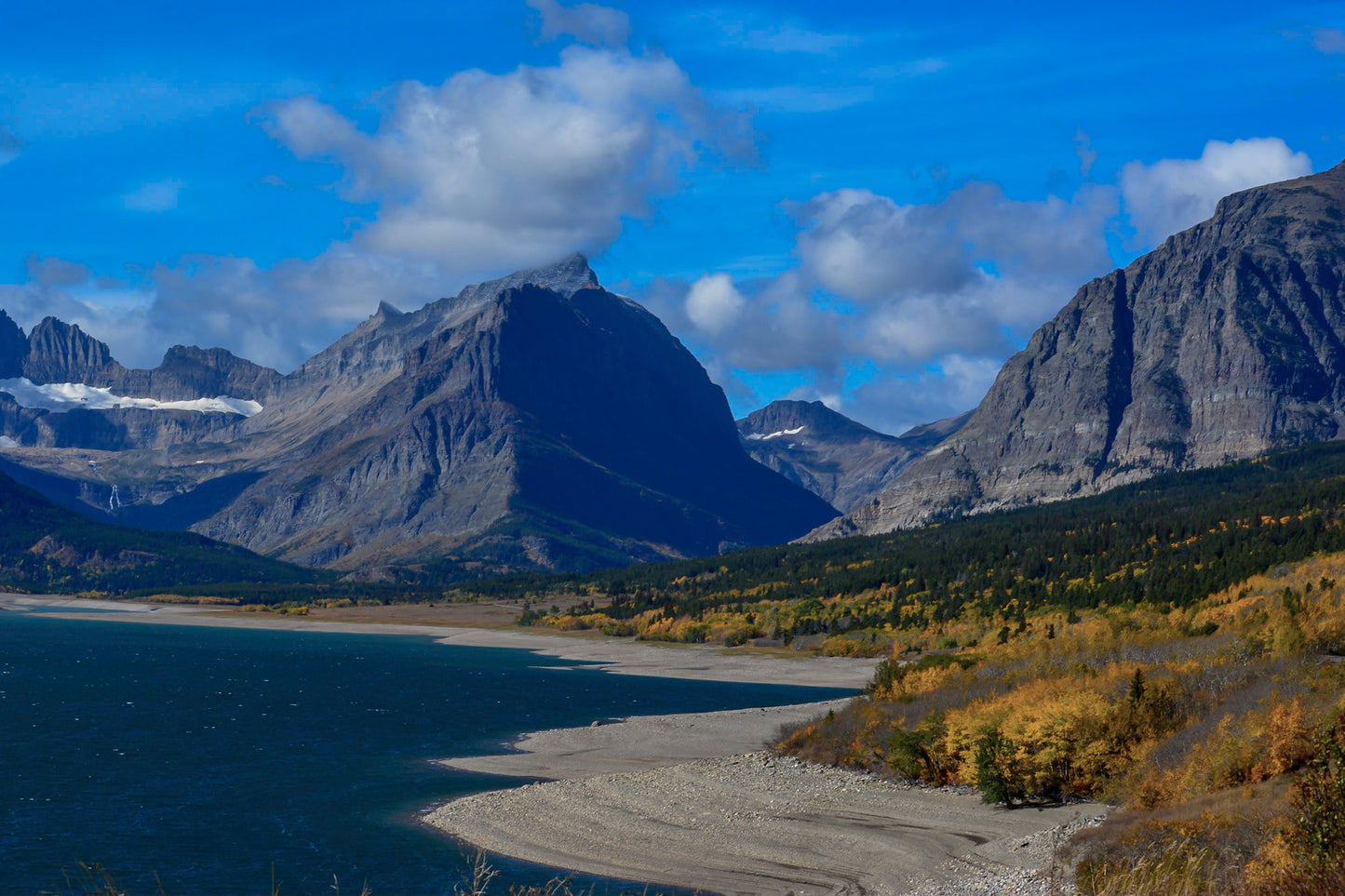 Mountains With Lake