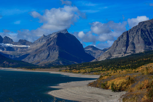 Mountains With Lake