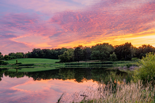 Sunset Over Onsrud Pond Premium